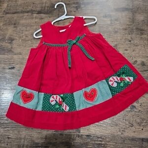 Vintage Rare Too baby girl Christmas dress sz 2t